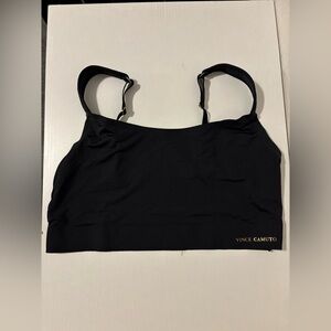 Vince Camuto cami sleep bra 1X black